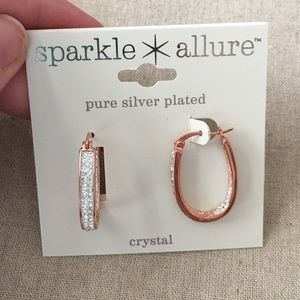 Rose gold earrings